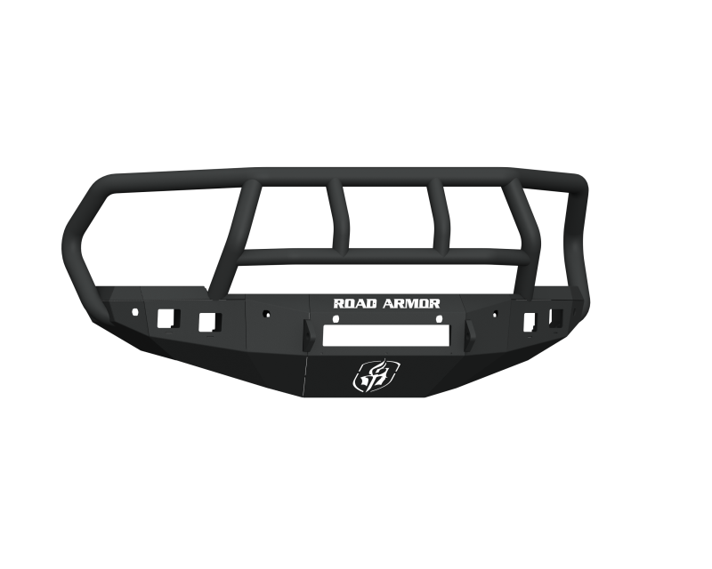 Ram 2500 Front Bumper - Road Armor - Stealth w/Titan II Guard/6 Sensor Holes - Tex Blk - `16-`18